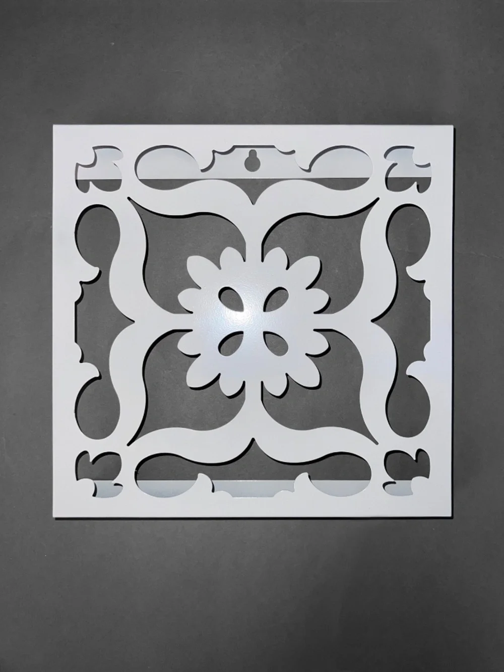 White Metal Die cut Wall Decorations
